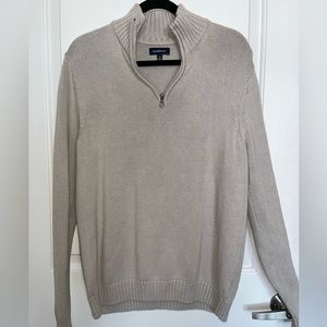 Pullover half-zip sweater